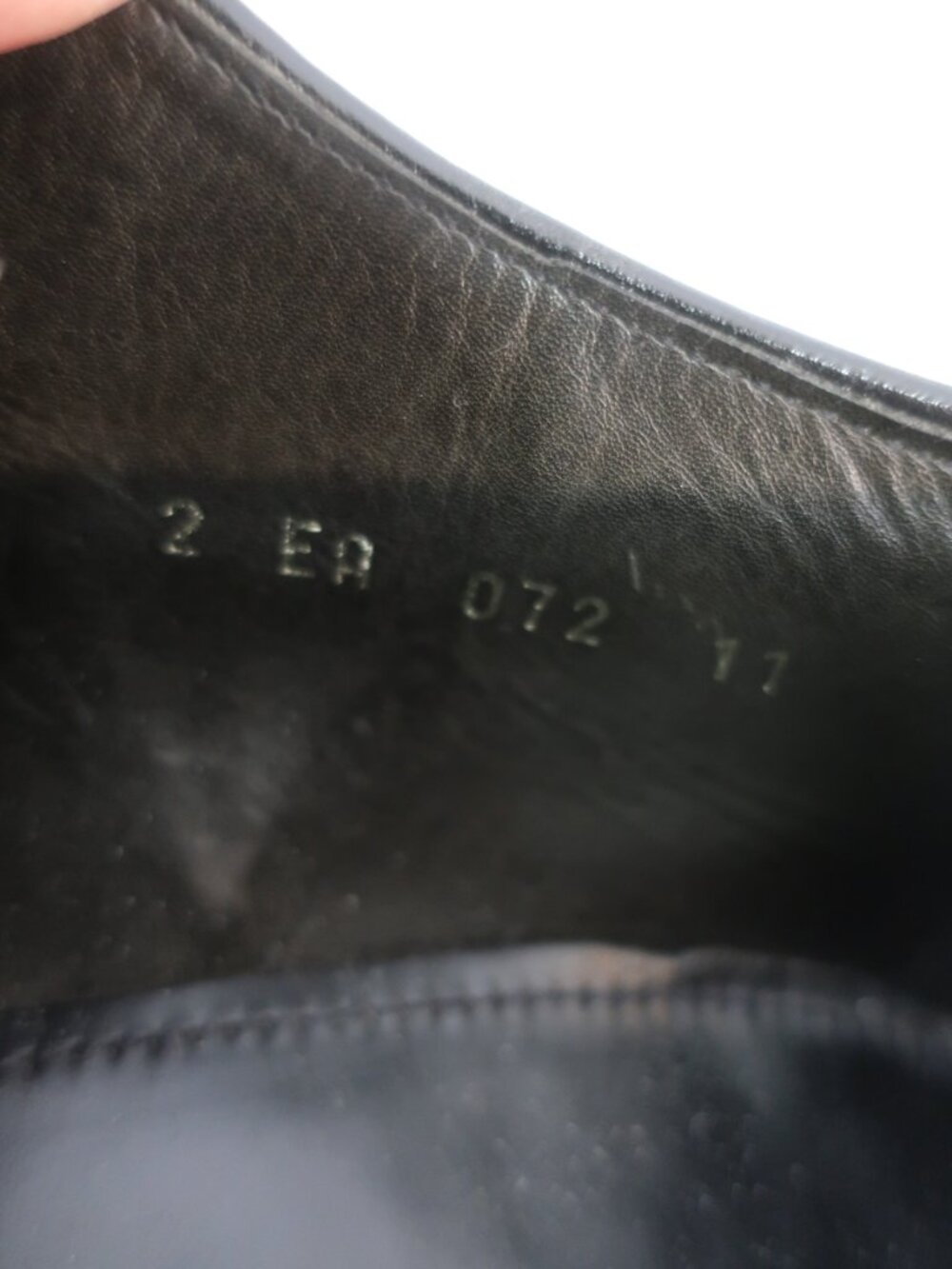 Mens Prada Black Leather Oxford Lace Up Shoes 11 - Picture 10 of 12